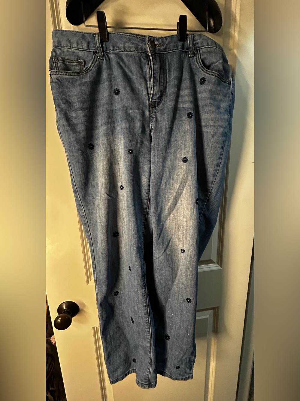 Cute Floral Westport Jeans 16W Womens
